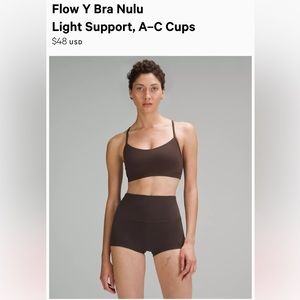 *NEW* Lululemon flow Y bra *nulu